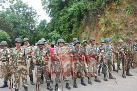 Tension prevails on Hills : Security tighten as IPFT called for 24 hours transport disruption 